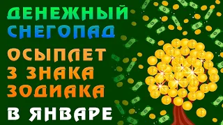 Денежный снегопад осыплет 3 знака зодиака в январе