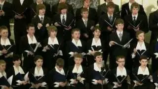 St  Petersburg Boys' Choir, Russia, song Mozart Requiem Lacrimosa