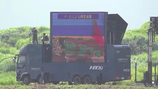 陸上自衛隊　富士総合火力演習予行　後段演習その１　ヘリコプター攻撃　偵察部隊突入　２０１４．８．２１