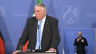 Live: Gesundheitsminister Karl-Josef Laumann zur Corona-Lage und zum Verlauf der Impfungen.