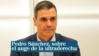 Pedro Sánchez alerta sobre el auge de la ultraderecha "dispuesta a arrollar con todo"