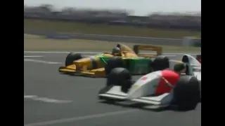 Senna vs Schumacher [1993 France]