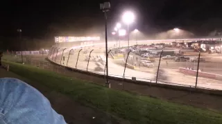 Eldora Four Crown Nationals - Turn 3 view - 9/19/14 - World of Outlaws - USAC - 4-crown