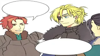 Sylvain discovers Dimitri's secret (Fire Emblem Three Houses Comic Dub)