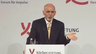 H.E. Mohammad Ashraf Ghani, President of the Islamic Republic of Afghanistan, gave speech in Berlin