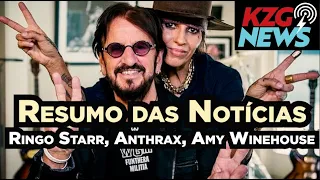 KZG NEWS ⭐️ RINGO STARR⚡️ANTHRAX⚡️AMY WINEHOUSE⚡️BEACH BOYS