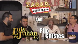 Zagar desde el Bar con Luis y Julián Jr y Pilo Chistes