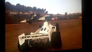 F1 2013 Classic Mode Mario Andretti and Damon Hill Massive Accident