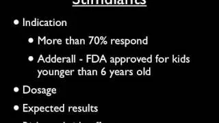 Psychiatric Medications in Children (Part 2) Stimulants and Non-Stimulants