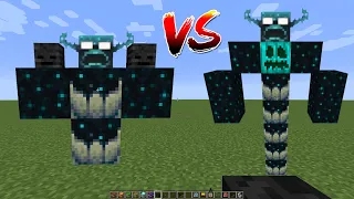 what if you create a WARDEN MINI vs WARDEN BOSS in MINECRAFT (part 46)