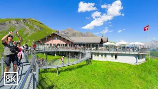 GRINDELWALD SWITZERLAND -  First Cliff Walk The Most Epic Place In Switzerland 8K