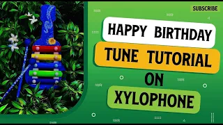 Happy birthday tune tutorial on xylophone II xylophone tutorial II happy birthday tune II Fahmi