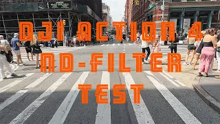 DJI ACTION 4 - Real world usage - ND Filter Test