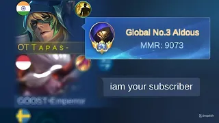 First time I met my SUBSCRIBER in solo rank!! 😍 @TapPpas #mlbb