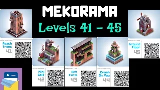 Mekorama 41, 42, 43, 44, 45 Walkthrough Peach Trees, Mini Golf, Ant Farm, Crush On You, Ground Floor