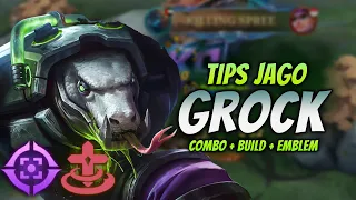 CARA MAIN GROCK EMBLEM BARU ! & COMBO GROCK + BUILD TERSAKIT 2023 ! | GROCK EXPLANE GAMEPLAY