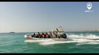 90 Mins Speedboat Tour around Dubai Marina, Atlantis and Burj Al Arab - HAPPYtoVISIT