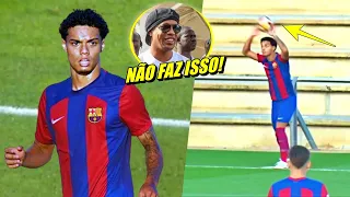 BARCEL0NA CHOCADO! FILHO DO RONALDINHO CHAMA ATENÇÃO NA ESPANHA! AGORA VAI ? FILHOS DOS CRACKS 2024