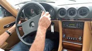 1983 Mercedes-Benz 380SL - driving