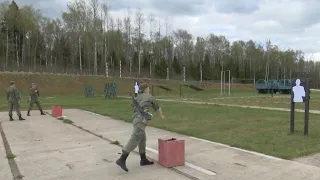 В войсковой части в Шарапово прошел отборочный этап конкурса «Воин мира-2022»
