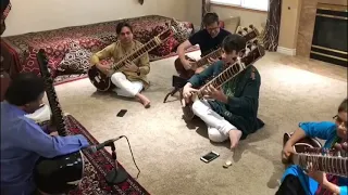 Ustad Shahid Parvez Khan Teaching his Students Kafi  in 2017