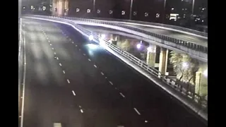 Difunden video de accidente de motociclistas en segundo piso del Periférico