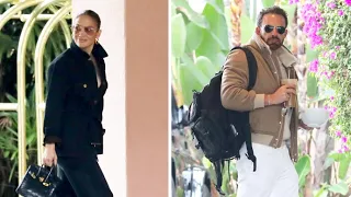 Jennifer Lopez Is In Full Glam Mode At Beverly Hills Hotel With Ben Affleck