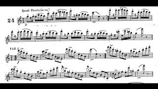 N. Paganini : Caprice for Solo Flute, Op.1, No.24 [w/ Score]