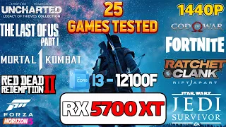 RX 5700 XT Test in 25 Games in 2023 | 1440P | RX 5700 XT In 2023