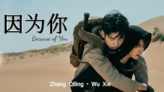 Zhang Qiling (张起灵) Wu Xie (吴邪)|| PingXie || [Ultimate Note 终极笔记] || Because of You (因为你) เพราะนาย