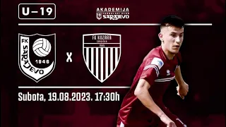 U-19 l FK SARAJEVO - FK KOZARA (Live stream)
