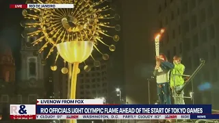 Olympic flame lit in Rio ahead of Tokyo games