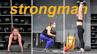 Clase de STRONGMAN en CrossFit | qué es + ejercicios (crossfit vlog)