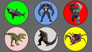 King Of Monster vs Avengers ; Megalodon vs Trex, Godzilla vs Kong, Venom2, Choo Choo Charles