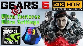 Gears 5 4K | HDR | Ultra Textures | Ultra Settings | RTX 2080 Ti | i9 9900k 5GHz