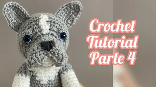 French Bulldog Crochet Tutorial Part 4/ Ganchillo. Voz en español / English subtitles.