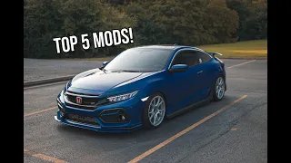 TOP 5 MODS FOR A 10TH GEN CIVIC!