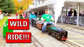 Raw Footage: Burnaby Central Miniature Railway ALL ABOARD!!