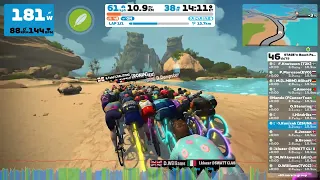 Zwift - Race: STAGE 4: Beach Party—Turn N Surf (B)