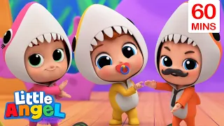 Baby Shark (Play At School) | Little Angel Nursery Rhymes and Kid Songs