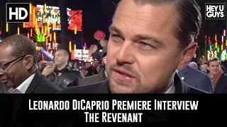 Leonardo DiCaprio Premiere Interview - The Revenant