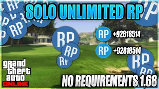 *NO REQUIREMENTS* SOLO UNLIMITED RP METHOD IN GTA 5 ONLINE AFTER PATCH 1.68! (XBOX/PS/PC)