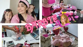 24 сағат BARBIE өмірін сүреміз💝🍭💞🍧 / "Барби" кафесіне бардық😍