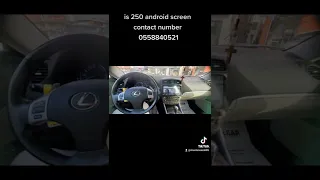 Lexus Is250 2007-2009||Android Screen ||