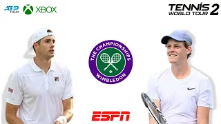 Jannik Sinner vs John Isner | Wimbledon 2022