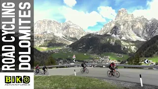 Road cycling bike holiday in Dolomites by BIKO