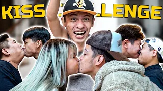 KISS CHALLENGE YOU WIN 10,000 PESOS! (MAY KINILIG) with BILLIONAIRE GANG!