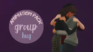 Group hug | Sims 4 animation