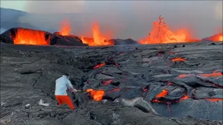 Taking some LAVA home... 🌋🔥 Kilauea Volcano 2023