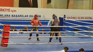 Veteranlar muay Thai Türkiye şampiyonası 2019 Murat çoban & Kevser bilgin